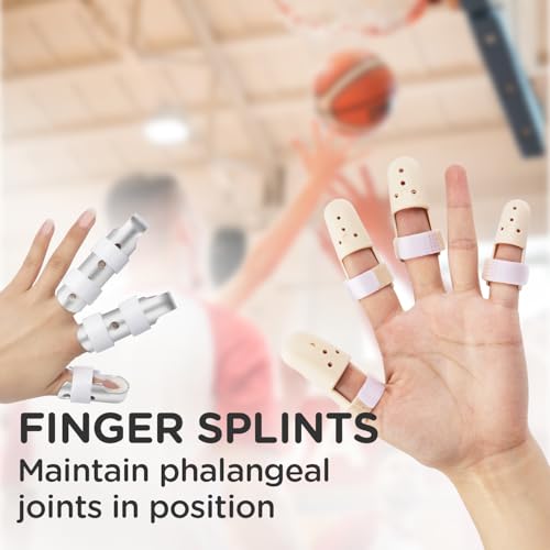 Sopito Finger Splint, 7 Pack Brace for Knuckle Immobilization