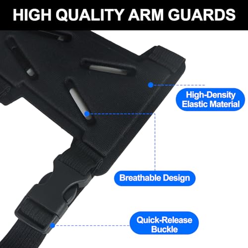 Archery Arm Guard - Adjustable Forearm Protector for Hunting & Target - 7"