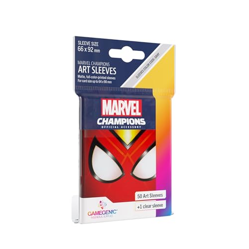 Gamegenic Marvel Champions Spider-Woman Card Sleeves Pack of 50 | TCG & LCG Accessories