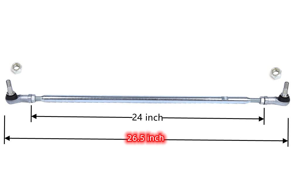 Dr.Acces Golf Cart EZGO Tie Rod Assembly Kit Fits on EZGO Gas&Electric 2001 & up OEM#70876-G01/70897-G01/70902-G01