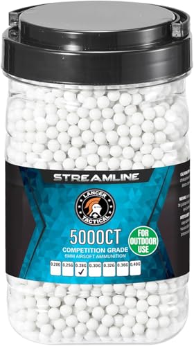 5,000 Round 6mm Airsoft Tracer Pellets 0.28g - Outdoor Field Compliant