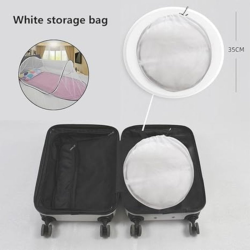 SuperDen Pop Up Mosquito Net, Foldable Mosquito Net Tent for Bed Camping Travel Patio,Portable Mosquito Tent Pop Up Outdoor (1 PCS)