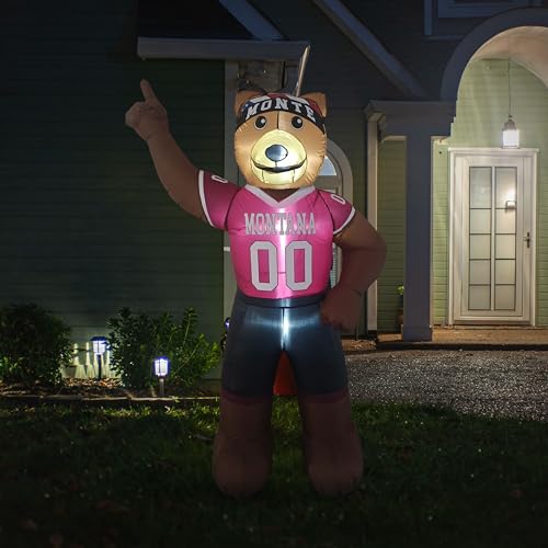 7FT Inflatable Montana Grizzlies Mascot - LED Yard Decoration