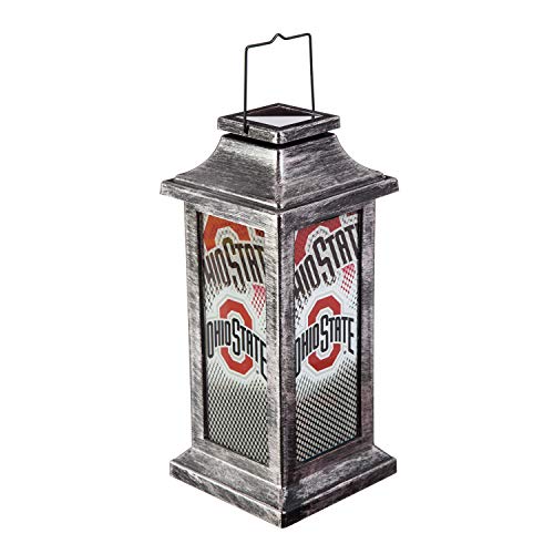 Ohio State University Solar-Powered Garden Lantern - 10 Inch