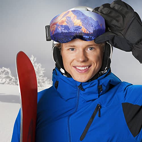 Ski Goggle Cover Sleeve - Microfiber Protection, 4 Pieces - Sunny Style
