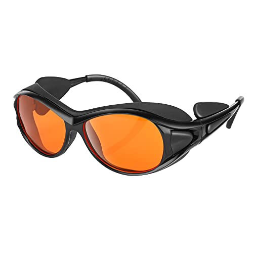 UV Safety Glasses for 90-490nm UV Light Protection, Anti-Fog & Impact-Resistant