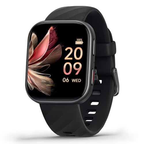Health & Fitness Tracker Smart Watch with Heart Rate & Blood Pressure - Black