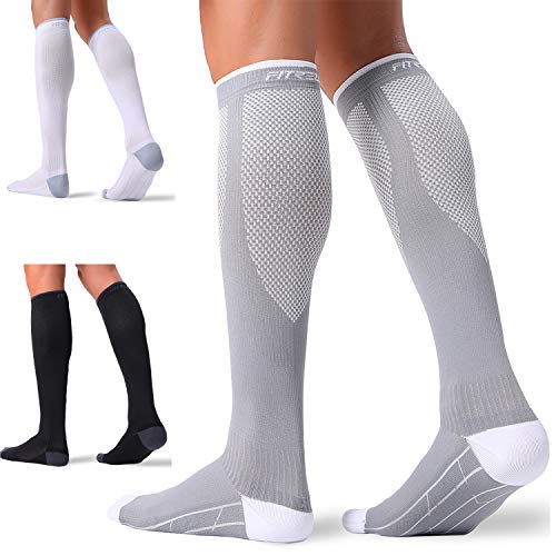 Compression Socks for Men and Women - 20-30mmHg Circulation Support (3 Pairs)