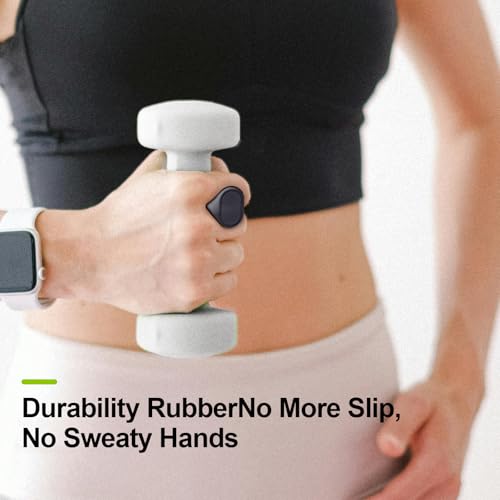 Ergonomic Anti-Slip Rubber Workout Grips for Weightlifting