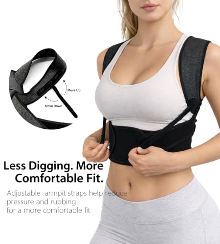 LibertyMove Posture Corrector for Women S/M (28-38 in) Upper Back Brace
