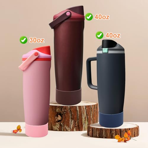 Replacement Silicone Stopper Boots for Owala Bottles - Black Cherry