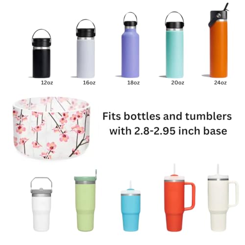 Royalty Essentials Clear Silicone Boot for Stanley & Water Bottles - Cute Anti-Slip Cover