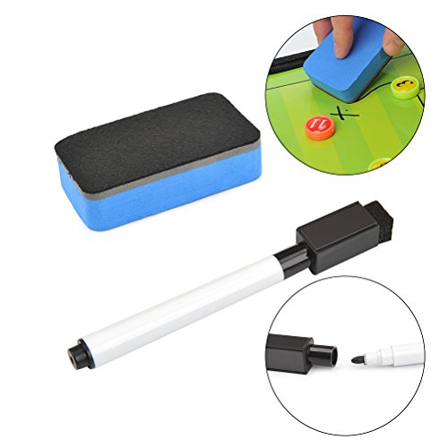 Magnetic Soccer Coaching Board with 26 Magnets & Marker - Portable