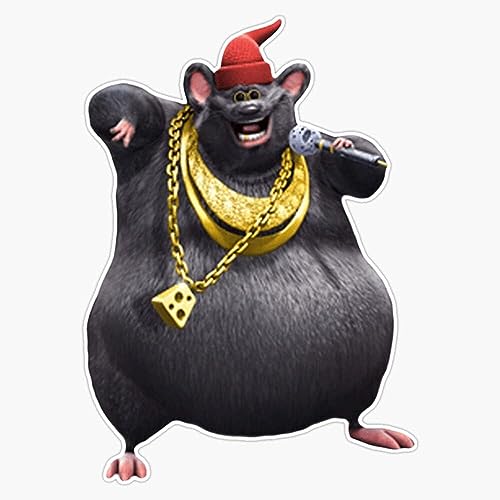 Biggie Cheese Mr. Boombastic Vinyl Decal - 5-Inch Waterproof Sticker