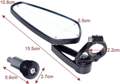 Reflector Rearview Mirror for Kaabo Mantis King GT Wolf Warrior GT Wolf King GT Pro Electric Scooter Rearview Mirror Part