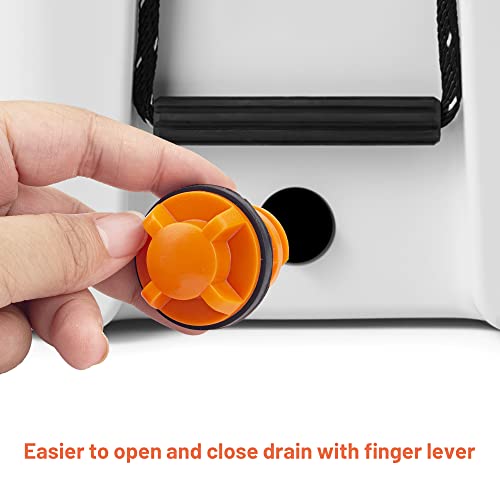 Cooler Drain Plug, 2 Pack Replacement, Compatible with Yeti Roadie,