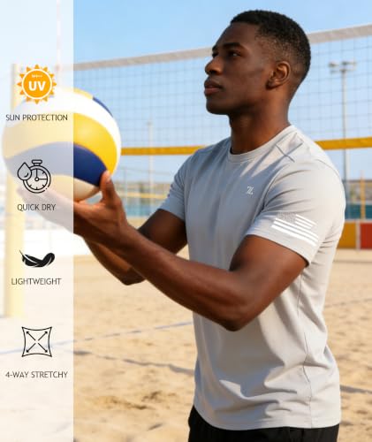 Men's UPF 50+ Rash Guard Swim Shirt - Fast Dry Athletic Tee