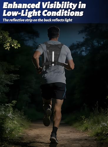 Lightweight Running Chest Pack for Men & Women with Phone Holder