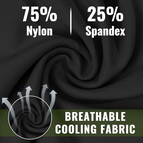 Cooling Skull Cap Helmet Liner - Moisture-Wicking Cycling Cap - Black