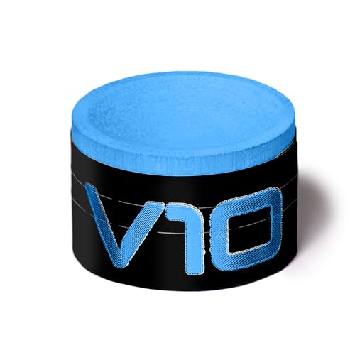 TAOM V10 Blue Billiard Pool Cue Chalk with Bullet Chalk Holder