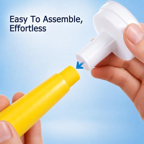 8 Pack Stadium Horns Noisemakers - Plastic Cheer Trumpets