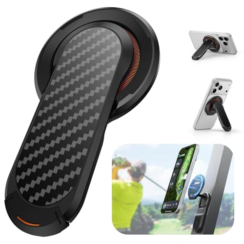 SUPCASE Magnetic Golf Cart Phone Holder with MagSafe - Black (Fits Square Frames)