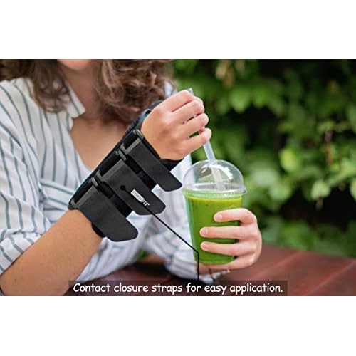 Ossur Formfit Thumb Spica Brace for DeQuervain¡¯s Tendonitis, Arthritis and Gamekeeper¡¯s Thumb | Features Removable Aluminium Stays & Contact Closure Straps | Breathable Material | (Left, Small)