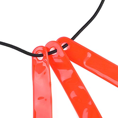 Reflective Trail Markers for Hunting - 12 Pack Orange Clips