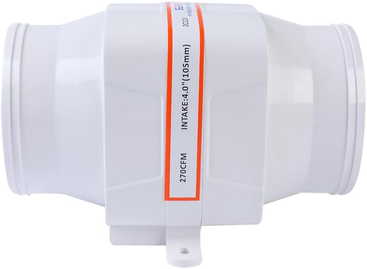 SEAFLO Marine Bilge Air Blowers - Ultra-Quiet 12V, 130-270 CFM | 3 or 4 Inch for Yacht & Sailboat - 4-Year Warranty