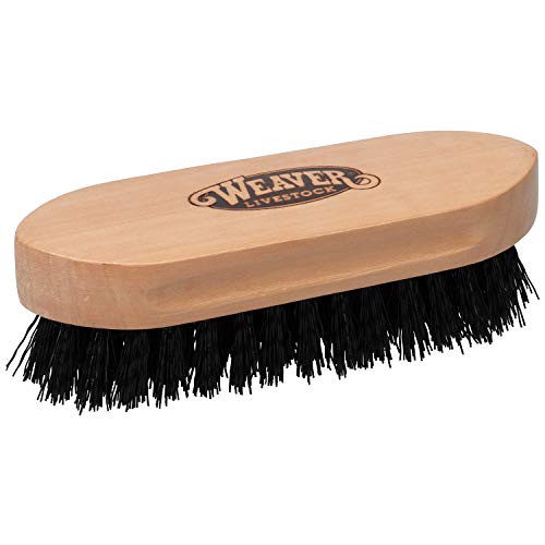Livestock Grooming Brush - Wooden Barn Brush for Goats, Sheep, Pigs, Cattle