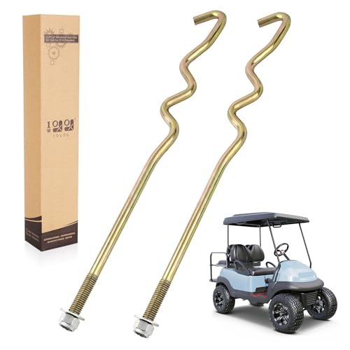 10L0L Golf Cart Battery Hold Down Rods Kit for Club Car Precedent 2008.5+ OEM103374801