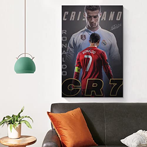 Cristiano Ronaldo Canvas Poster - 12x18 Inches Unframed