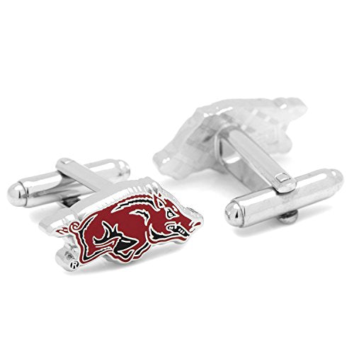 Arkansas Razorbacks Cufflinks - Classy Enamel Team Logo