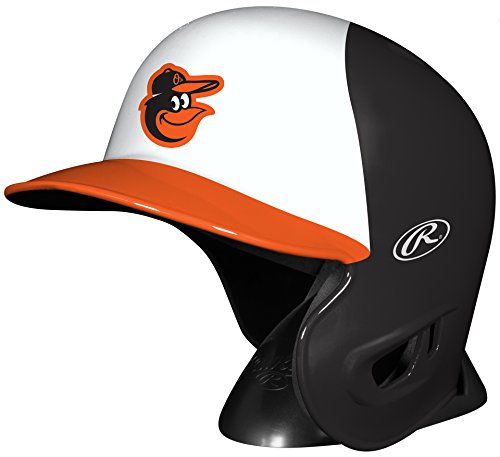 Rawlings MLB Mini Replica Baseball Helmet - Baltimore Orioles with Display Stand
