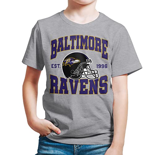 Baltimore Ravens Kids Short Sleeve Fan Shirt - Soft Cotton Blend