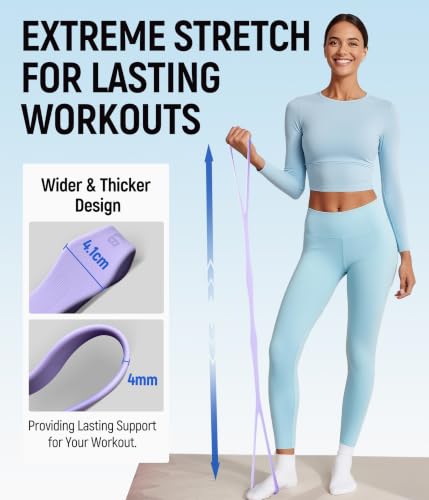 Figure 8 Resistance Bands for Full Body Workout & Toning