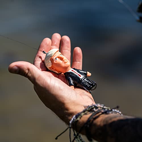A LIST LURES Trump Topwater Fishing Lure – 4.25" Floating Treble Hook Lure, Novelty Bass & Saltwater Bait (Single)