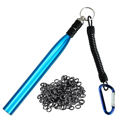 Wacky Rigging Tool Kit with 70 O-Rings for Fishing Baits