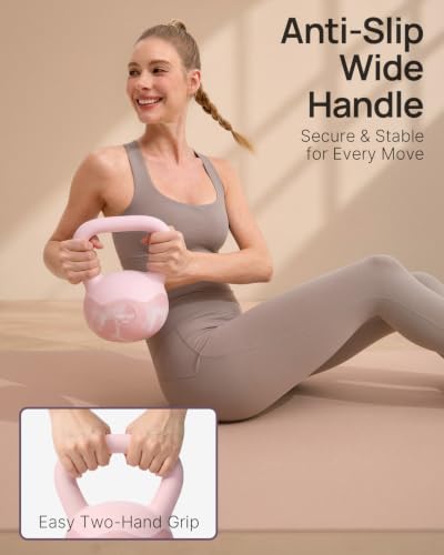 YOTTOY Soft Kettlebell, Safe Strength Training Kettle bell for Home