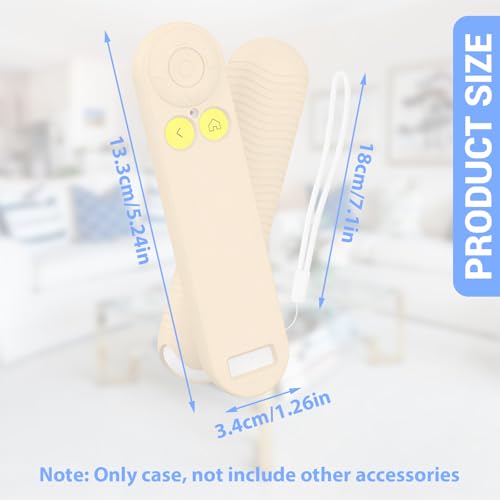 Silicone Protective Case for Nex Playground Remote - Anti-Slip Off-White