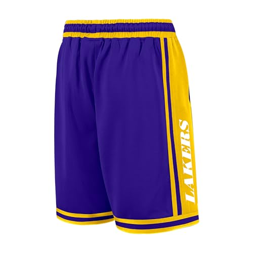 NBA Official Soft Air Mesh Game Day Basketball Shorts - Lakers 8