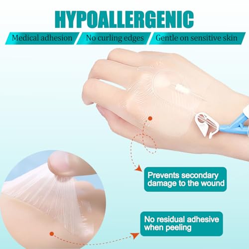 Waterproof Transparent Film Dressing - 100 Pack, 2.37" x 2.75"