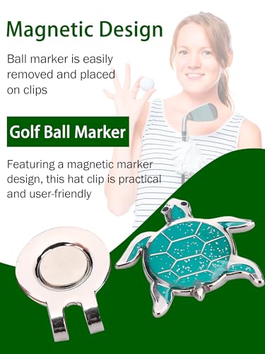 Magnetic Golf Ball Marker Hat Clip - Cute Animal Designs