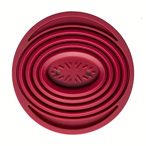 Attsky Red Collapsible Pour Over Coffee Dripper for Camping & Travel