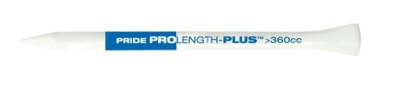 Pride Professional Tee System ProLength-Plus 3 ¼" Golf Tees, 135 Ct (Pack of 2)
