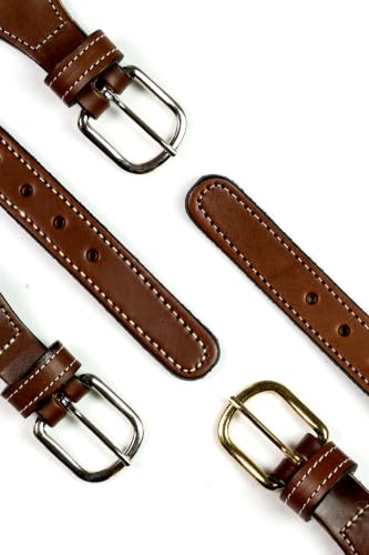NCAA Ole Miss Rebels Genuine Leather Men's Belt - Navy, 32