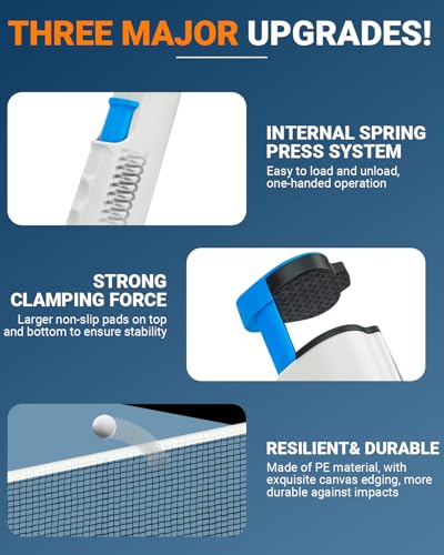 Retractable Ping Pong Net - Portable & Adjustable Table Tennis Net
