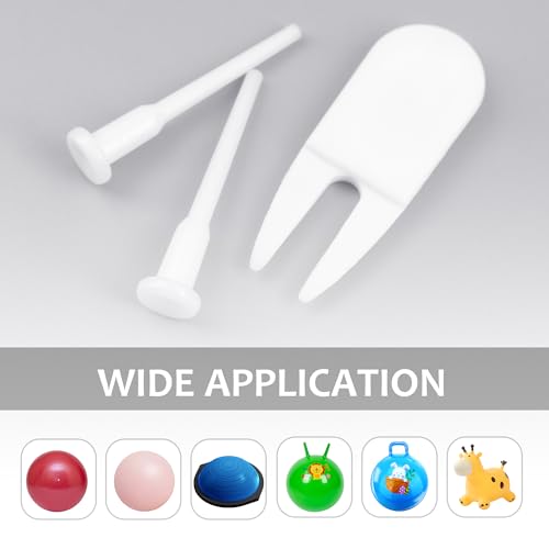 6-Piece Yoga Ball Plug Replacement Set with Air Stopper Remover Tool