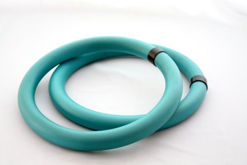 Weighted Arm Hoop Workout - 2 Hoops, 0.9kg - Foam Covered