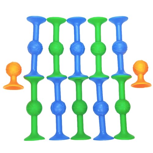 12-Piece Suction Cup Dart Set - Durable Silicone Indoor & Outdoor Game
